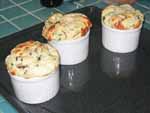 Spinach and Mushroom Souffle