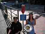 Homeless parking meter